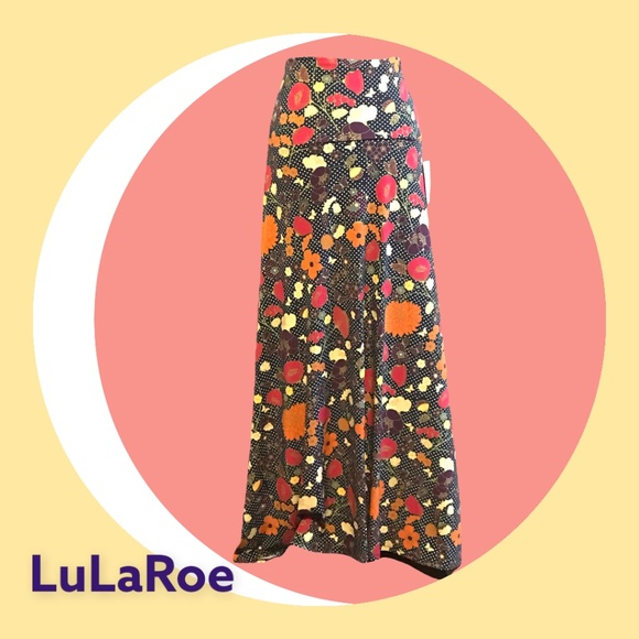 LuLaRoe Dresses & Skirts - LuLaRoe Floral/Dot Maxi - Small